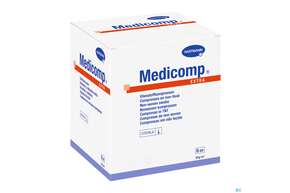 Sie sehen eine Packung Medicomp/extra Vliesstoff-kompressen 6fach/unsteril 10x 20cm 100st, Produktbild: 01 Medicomp/extra Vliesstoff-kompressen 6fach/unsteril 10x 20cm 100st, A-Nr.: 1652118 - 01