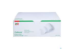 Sie sehen eine Packung Cellona Synthetikwatte 3mx 6cm 6st, Produktbild: 01 Cellona Synthetikwatte 3mx 6cm 6st, A-Nr.: 2388669 - 01