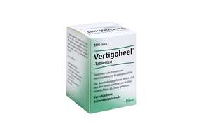 Sie sehen eine Packung Vertigoheel®-Tabletten, Produktbild: 01 Vertigoheel®-Tabletten, A-Nr.: 1333666 - 01