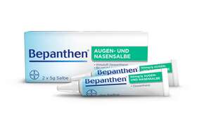 Sie sehen eine Packung Bepanthen® Augen- und Nasensalbe, Produktbild: 01 Bepanthen® Augen- und Nasensalbe, A-Nr.: 4981058 - 01