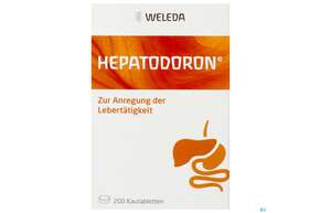 Sie sehen eine Packung Hepatodoron Kautabl 200st, Produktbild: 01 Hepatodoron Kautabl 200st, A-Nr.: 3979510 - 01