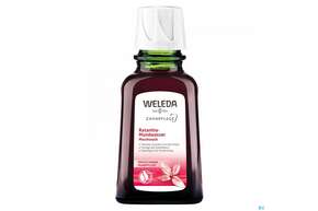 Sie sehen eine Packung Mundwasser/spuelung Weleda Ratanhia 50ml, Produktbild: 01 Mundwasser/spuelung Weleda Ratanhia 50ml, A-Nr.: 2236712 - 01