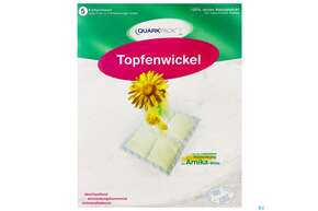 Sie sehen eine Packung Kalt/warm Therapie Quarkpack Topfenwickel +arnika 5st, Produktbild: 01 Kalt/warm Therapie Quarkpack Topfenwickel +arnika 5st, A-Nr.: 3869299 - 01